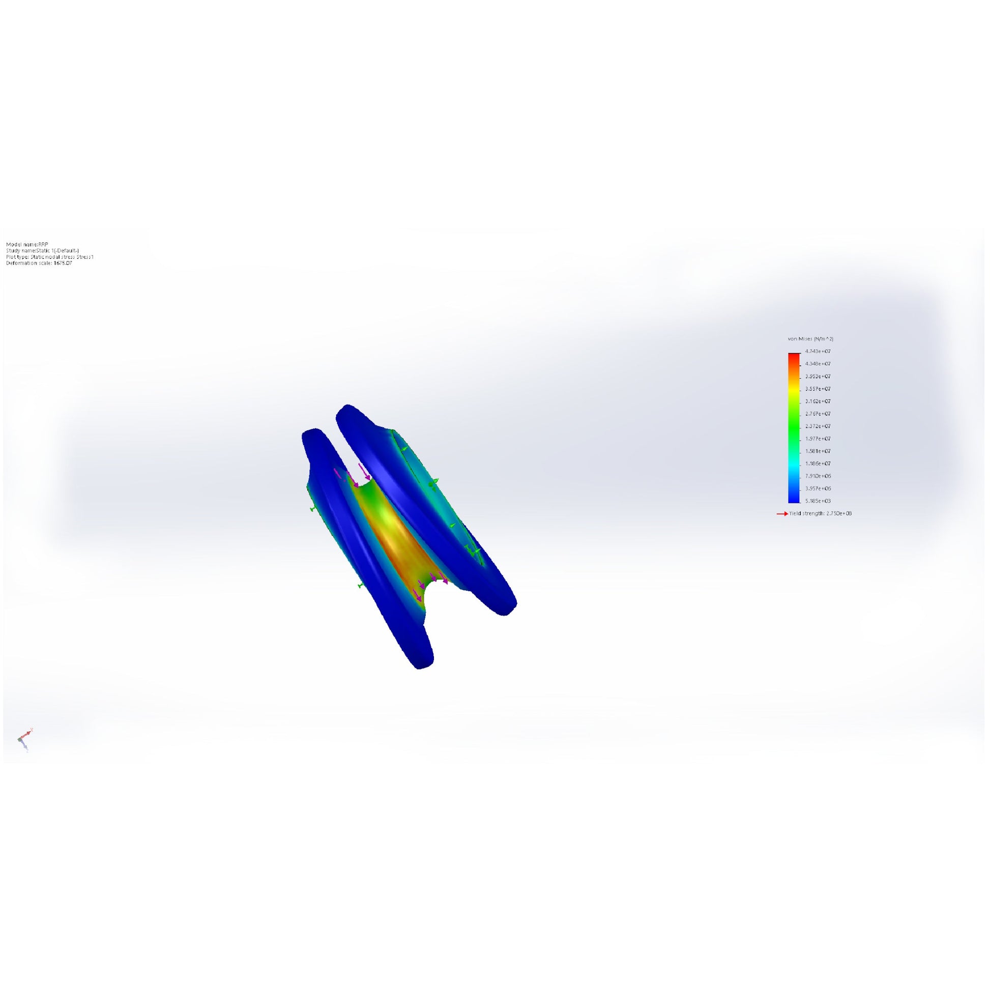 Sherpa rope ring finite element analysis